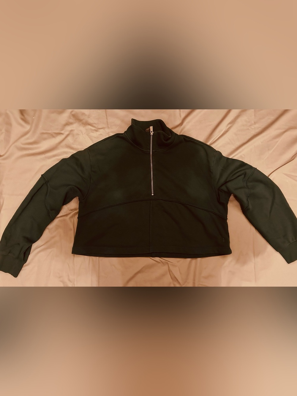 Sweaty Betty Cropped Half-Zip Women's Jacket Size 10